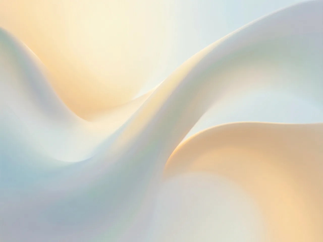 Soft abstract curves representing a calm morning movement flow